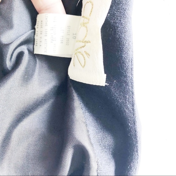 Cache Wool Pencil Skirt Button Accents size 10 - Picture 6 of 7